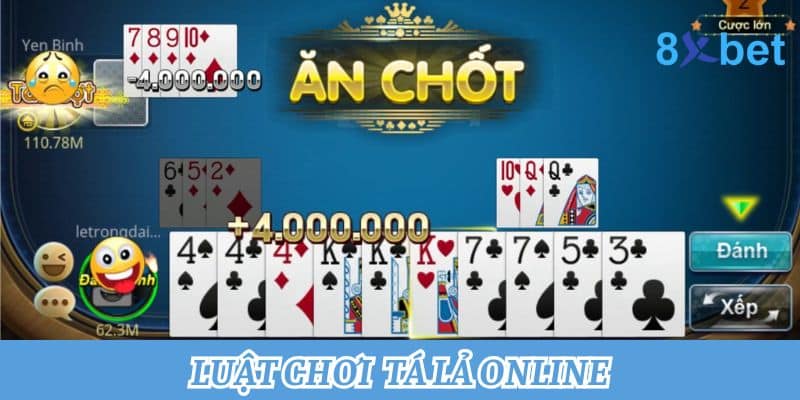 Tá lả online – Trải nghiệm trò chơi bài thú vị tại 8xbet 2 Quy tắc và cách chơi game tá lả online